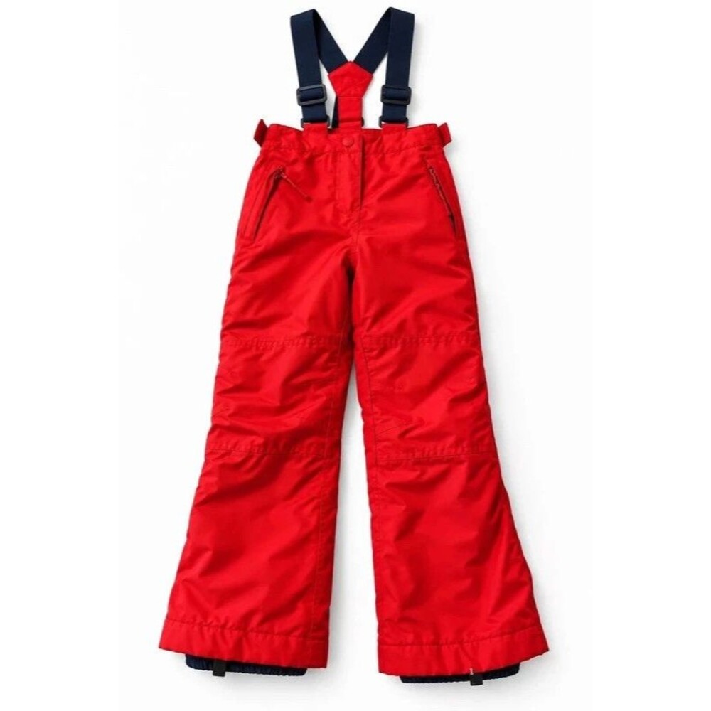 Boden Girls Pink/Fuchsia Snow Ski Pants Bib Suspenders Size 6–7Y 122cm